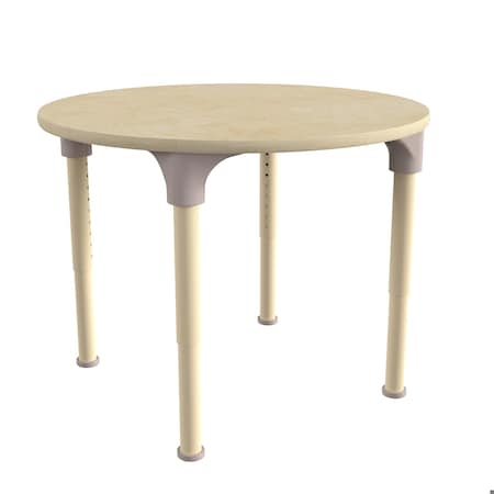 Flash Furniture 33 in W, 33 in L, 23 in H, Beechwood, Birch Plywood, Steel, Beech MK-ME088021-GG